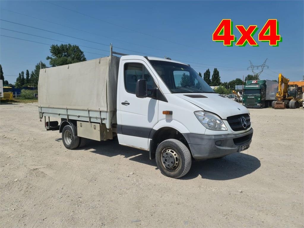 Mercedes-Benz Sprinter 519 CDi 4x4 - Pritsche+Plane