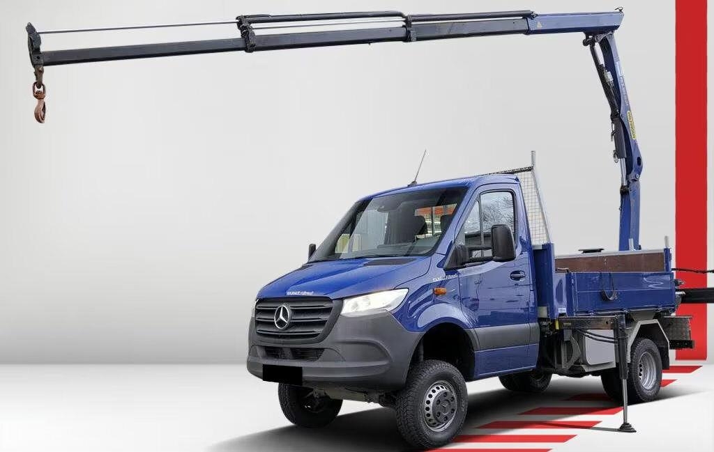 Mercedes-Benz SPRINTER 519 4x4 / IGLHAUT All-Wheel Drive / Flatb