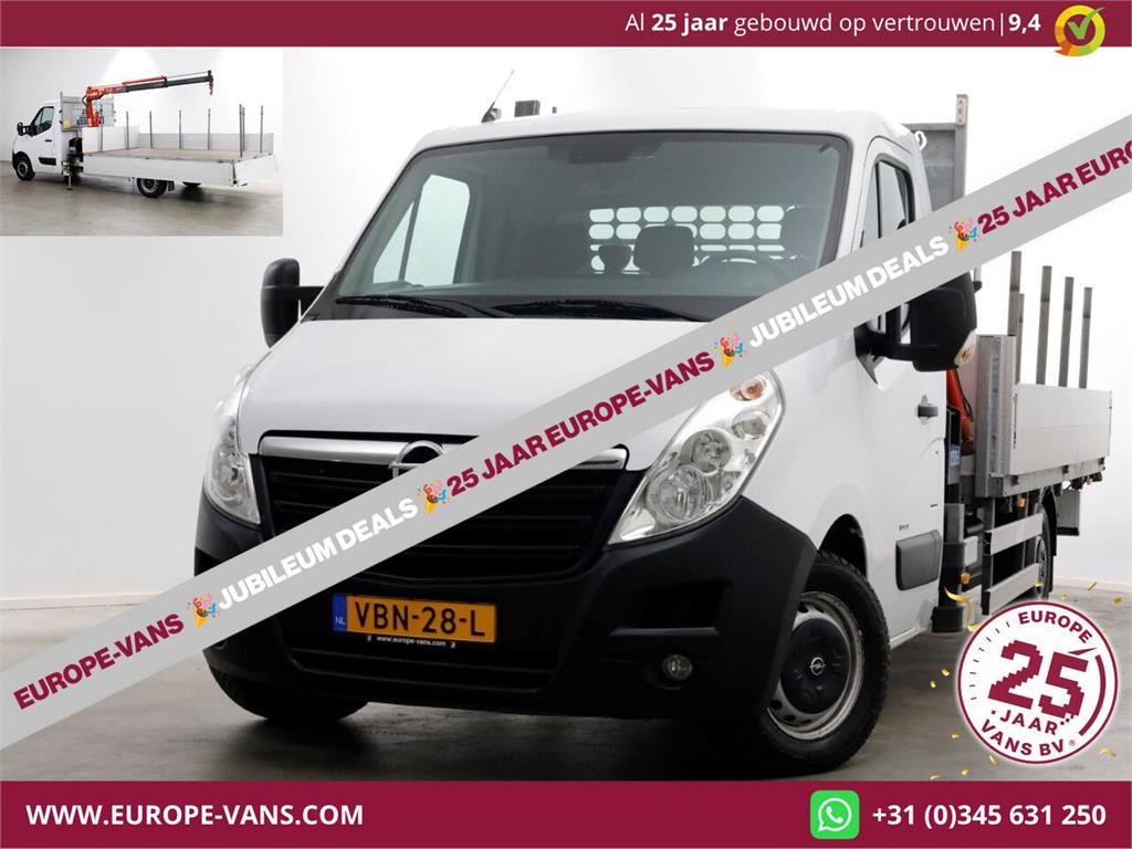 Opel Movano 2.3 CDTI 145pk E6 Open Laadbak + Kraan 08-2