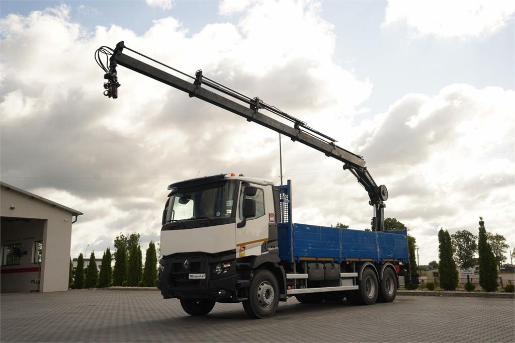 Renault C 380 / 6x4 / SKRZYNIOWY 6,8 m / + HDS HIAB X- HIP