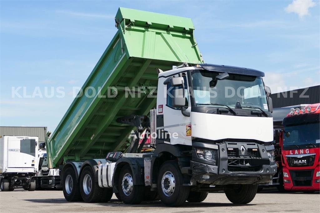 Renault C 480 Two-Way Tipper Truck / Meiller Body / Rear-V