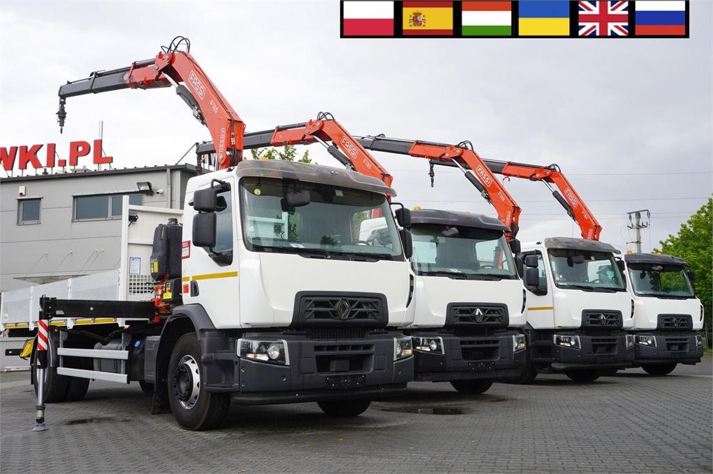 Renault C280 DTI 8 / FASSI crane F135A.22 / range 8 m / Fl