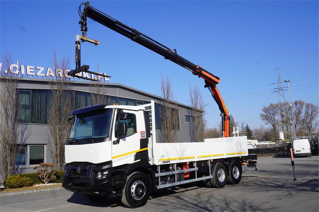 Renault C380 / 6x4 / HDS Palfinger PK 18002-EH 6000 kg