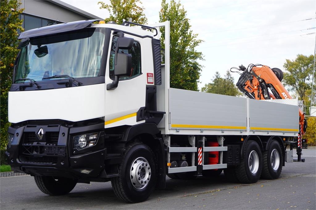 Renault C380 Comfort 6x4 / Atlas 172.3E crane / Range 12.3