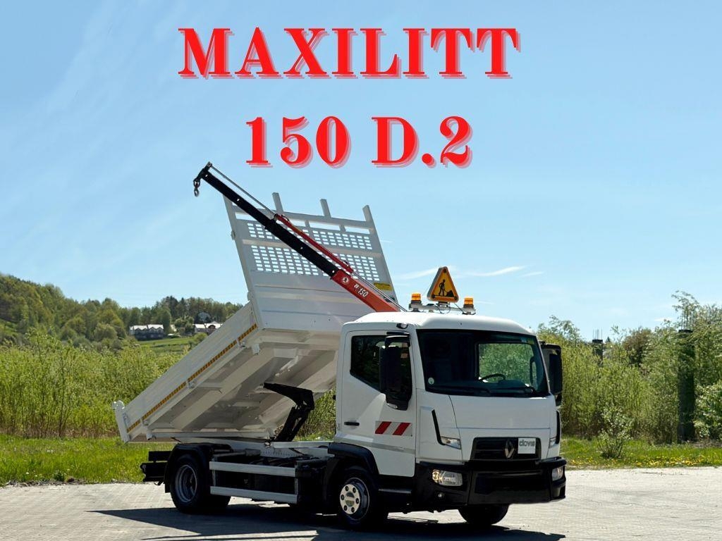 Renault D 7.5 *TIPPER 3,25m *MAXILIFT 150 D.2 * TOP!