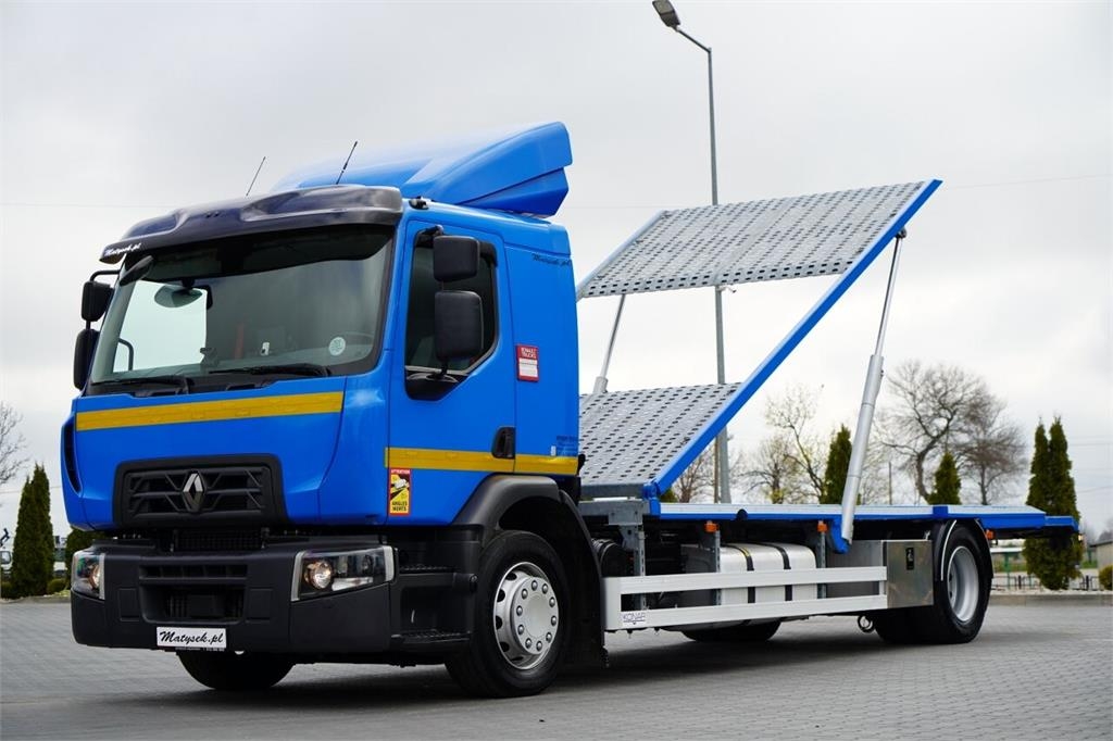 Renault D WIDE 380 DE11 / 4X2 / LAWETA 8 M / AUTOTRANSPORT