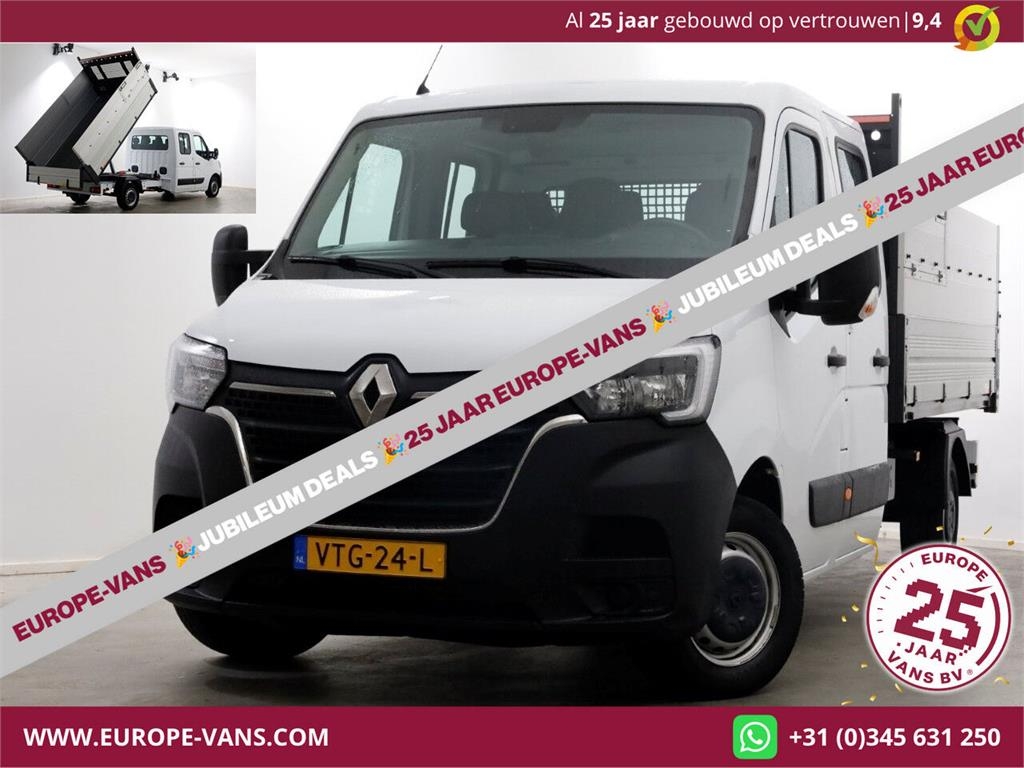 Renault Master T35 2.3 dCi 145pk L3 D.C. Kipper met hoge b
