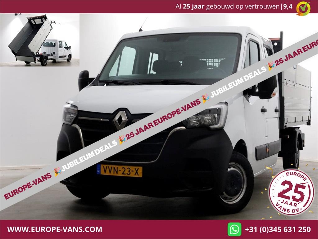 Renault Master T35 2.3 dCi 145pk L3 D.C. Kipper met hoge b