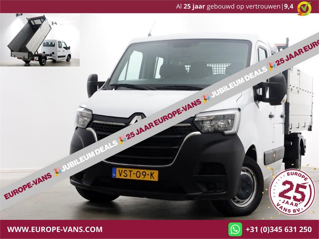 Renault Master T35 2.3 dCi 145pk L3 D.C. Kipper met hoge b