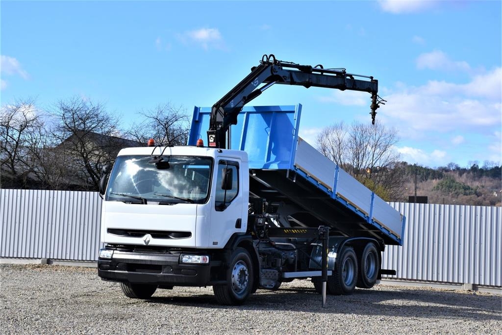 Renault Premium 320 *KIPPER 6,30m+HIAB 122B-2 DUO