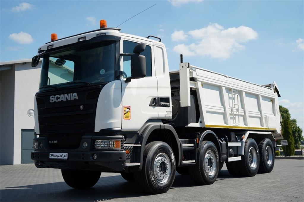Scania G 410 / 8X4 / ZABUDOWA SAMOWYŁADOWCZA DO ASFALTU /