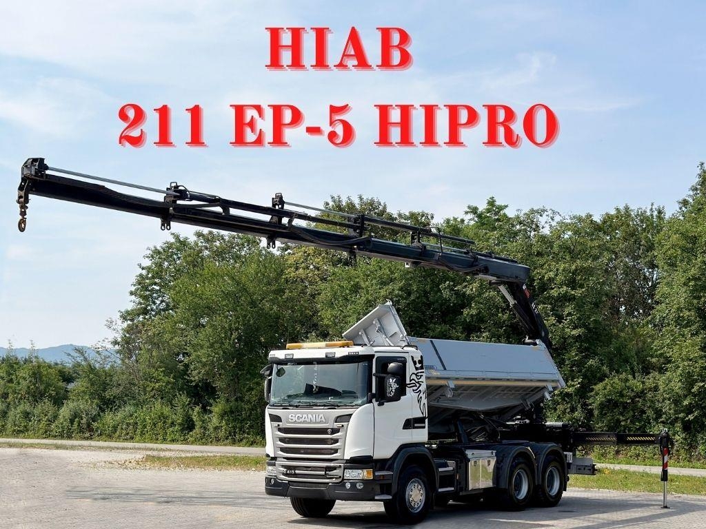 Scania G 410 * Kipper 5,20 m + KRAN/FUNK * 6x4 * TOP