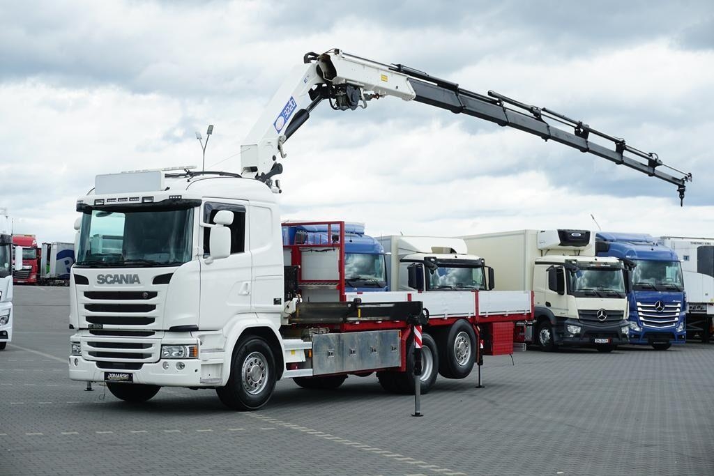 Scania G 490 / 6 X 2 / SKRZYNIOWY + HDS / HMF 3220 K7 / W