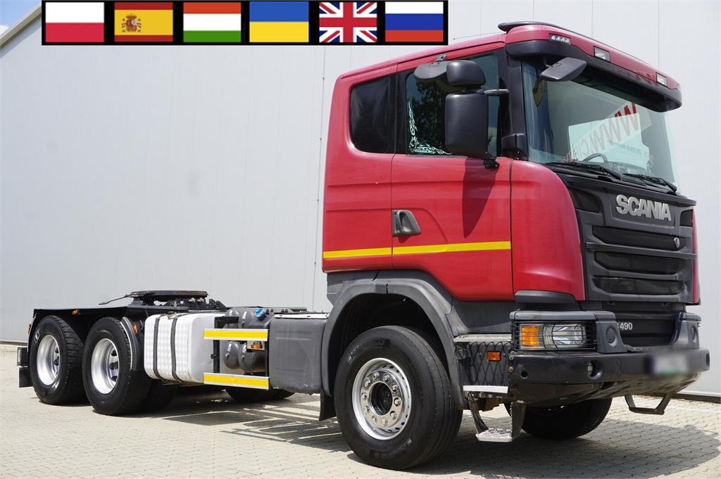 Scania G490 tractor unit / 6x4 / GVM 70 tons