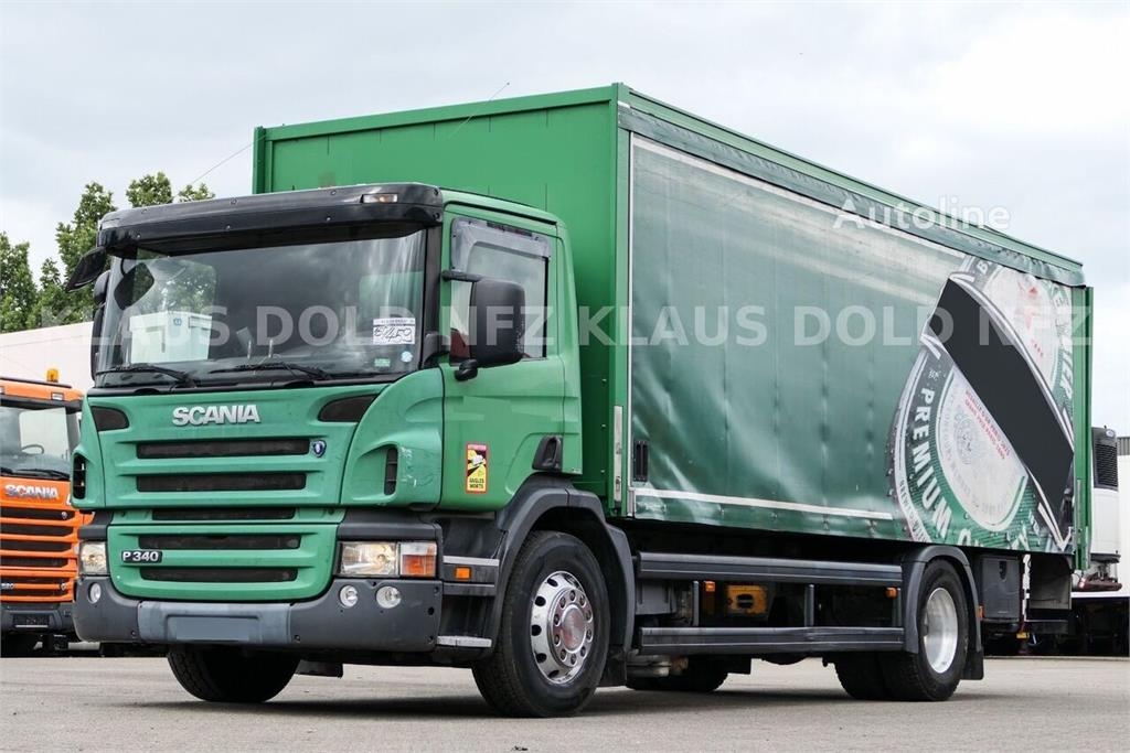 Scania P 340 Curtainsider Truck / Tail Lift / Rear View C