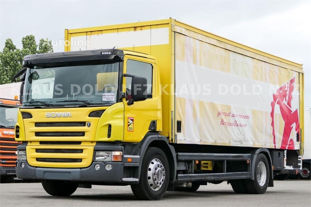 Scania P 340 Curtainsider Beverage Truck / Camera / Tail