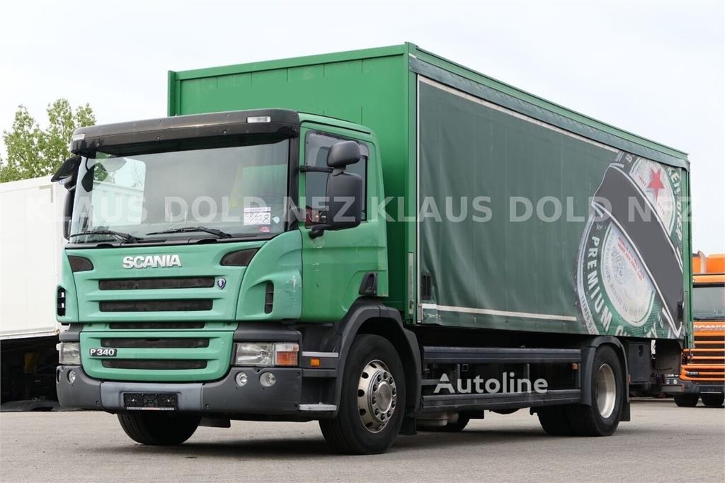Scania P 340 / Curtainsider Beverage Truck / Reversing Ca