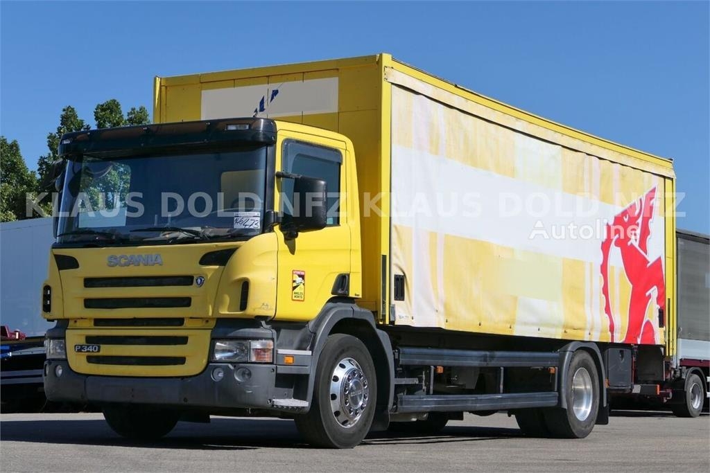 Scania P 340 / Curtainsider Beverage Truck / Reversing Ca