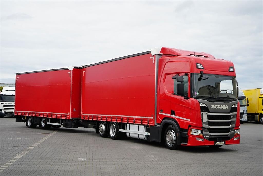 Scania R 450 / ACC / EURO 6 / ZESTAW PRZEJAZDOWY 120 M3 /