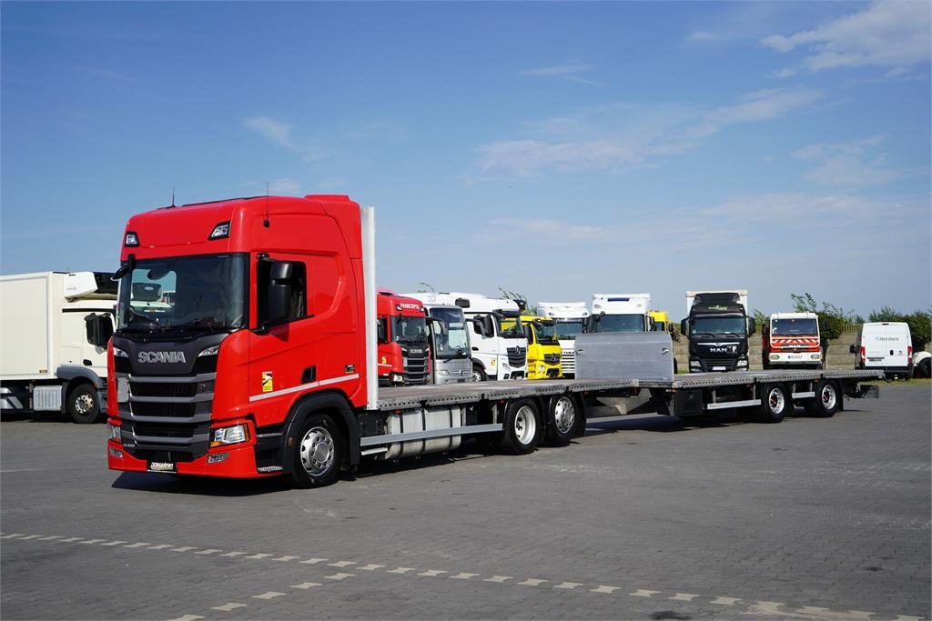 Scania R 450 / ACC / E 6 / ZESTAW PRZEJAZDOWY / PLATFORMA