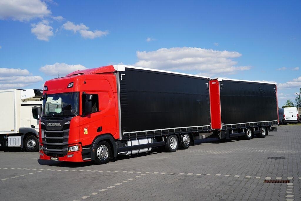 Scania R 450 / ACC / EURO 6 / ZESTAW PRZEJAZDOWY 120 M3 /