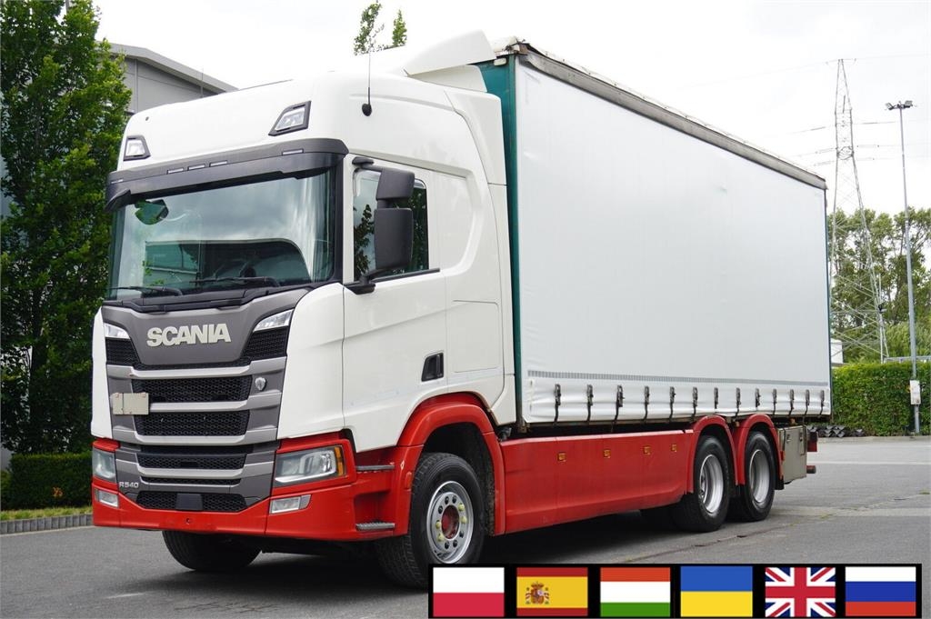 Scania R540 6x2 / Firanka 19 EPAL / Ładowność 16 t / DMC