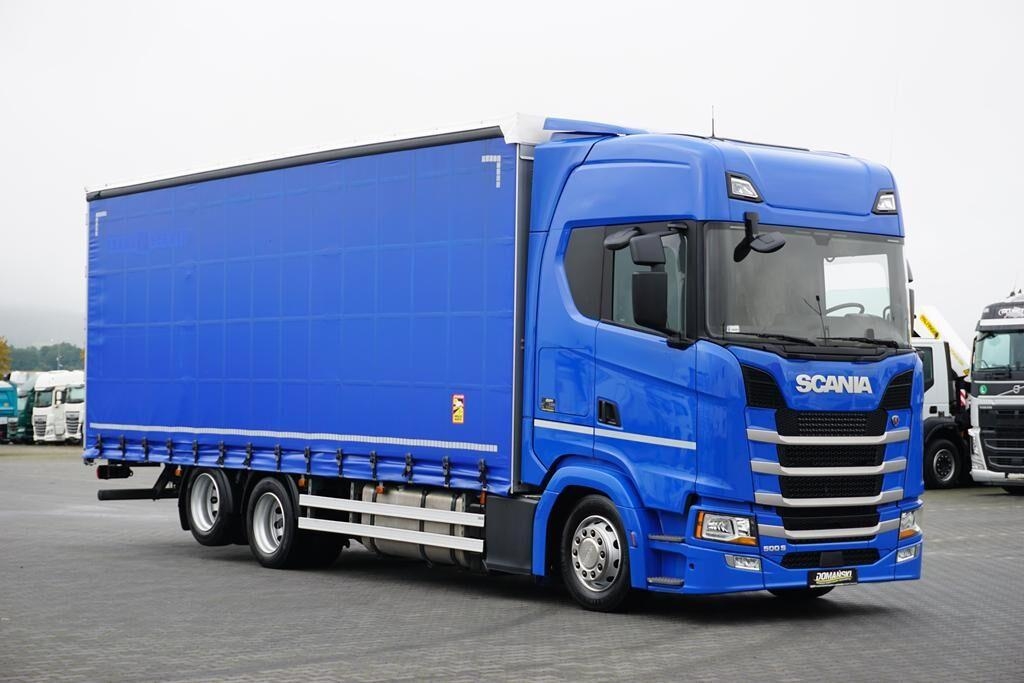 Scania S 500 / ACC / E 6 / FIRANKA / 20 PALET / DŁ. 8,1 M