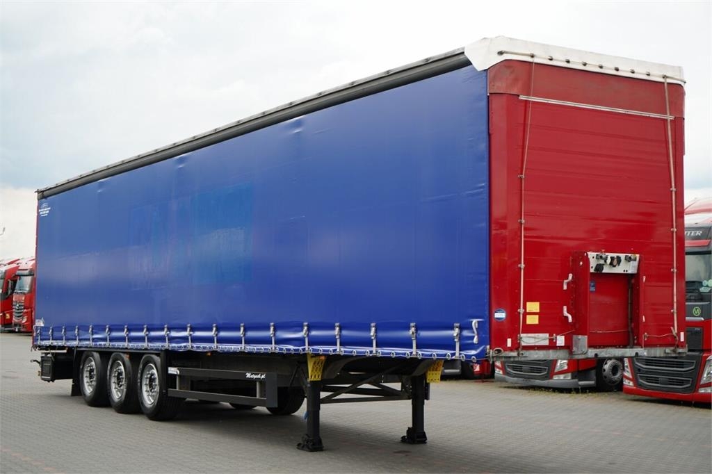 Schmitz Cargobull FIRANKA / STANDARD / OŚ PODNOSZONA / DACH PODNOSZO