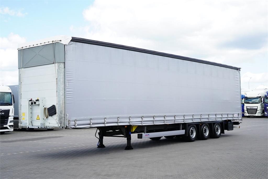 Schmitz Cargobull / FIRANKA / MEGA / MULTI LOCK / XL / OŚ PODNOSZONA