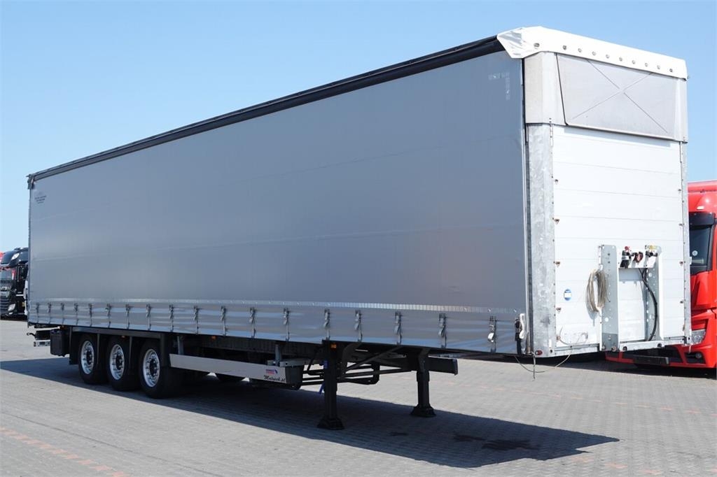 Schmitz Cargobull FIRANKA VARIOS / DACH PODNOSZONY / OŚ PODNOSZONA