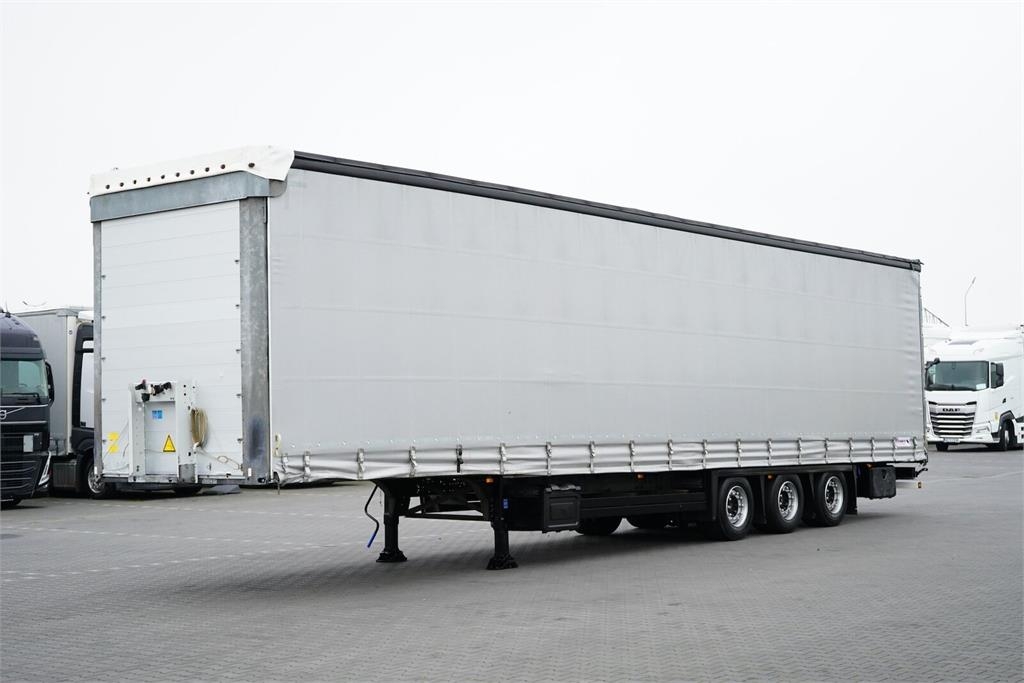 Schmitz Cargobull / FIRANKA / MEGA / MULTI LOCK / XL / OŚ PODNOSZONA