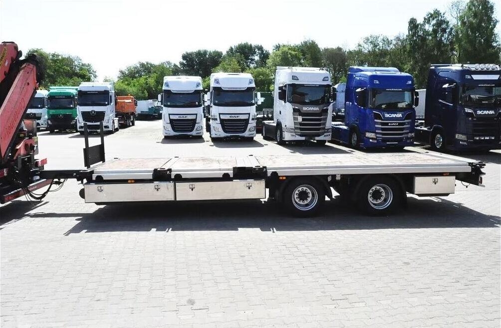 Stehmann ZZW 16 – Extendable Flatbed Container Trailer