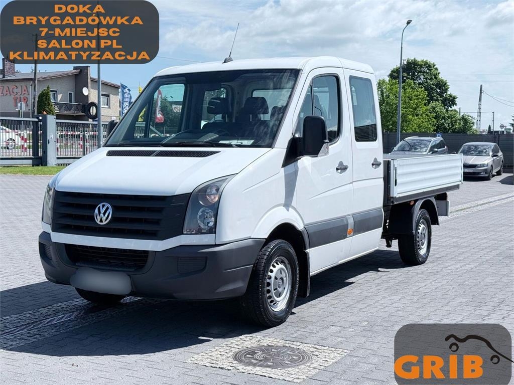 Volkswagen Crafter Doka Brygadówka Skrzynia 7-miejsc Zarejest
