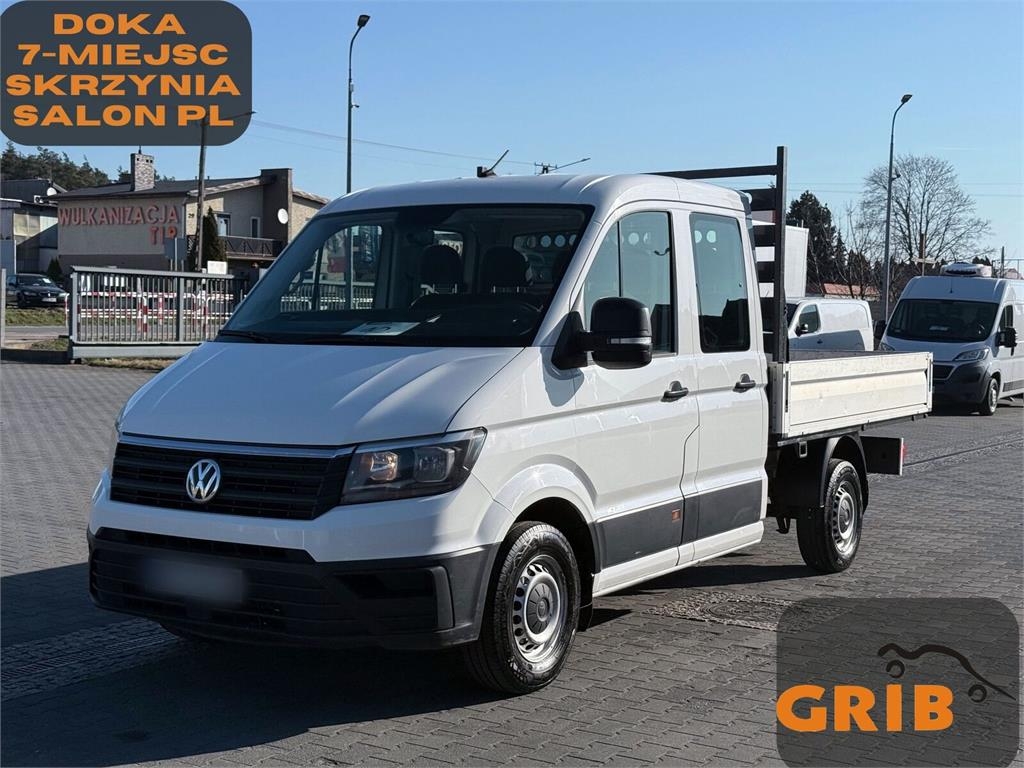 Volkswagen Crafter Doka Brygadówka 7-miejsc Skrzynia, Salon P