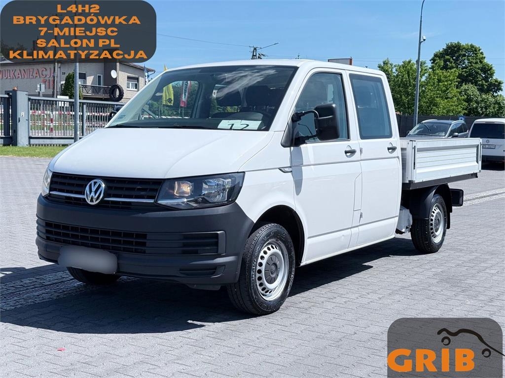 Volkswagen Transporter T6 Doka Brygadówka 6-miejsc Skrzynia S