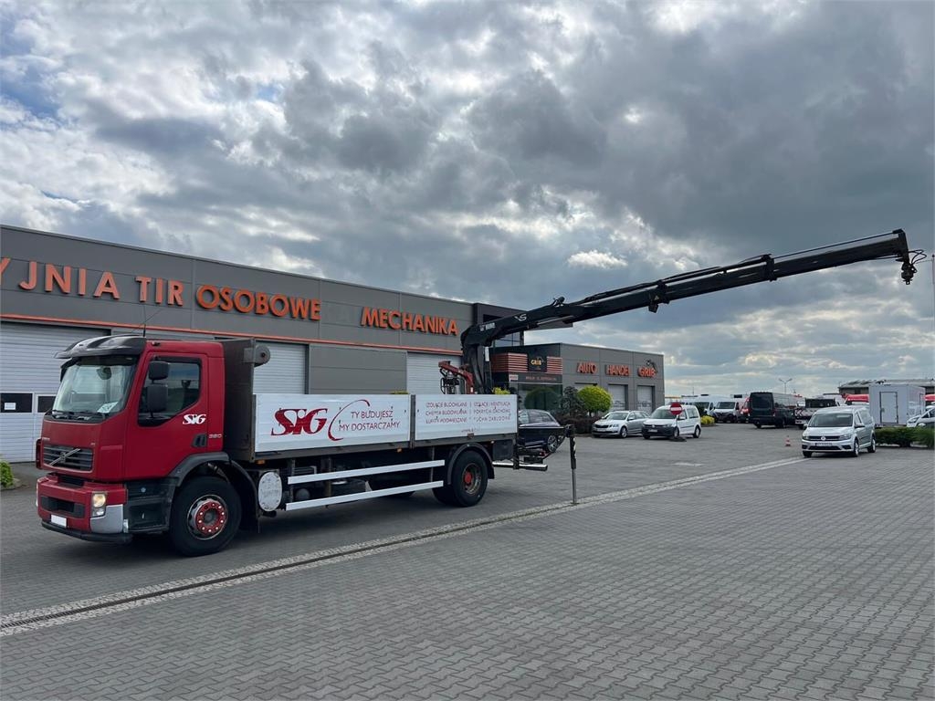 Volvo FE 320 FLATBED CRANE KRAN HDS HIAB 122B-2 DUO