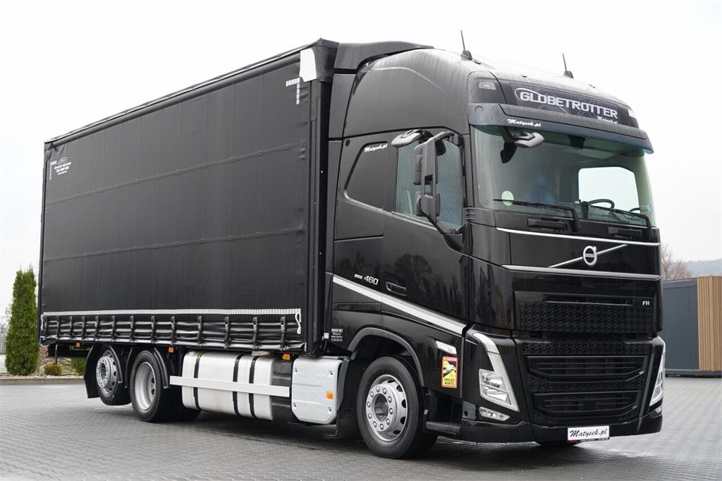 Volvo FH 460 / 6x2 / FIRANKA- 7,7 m / DACH PODNOSZONY /