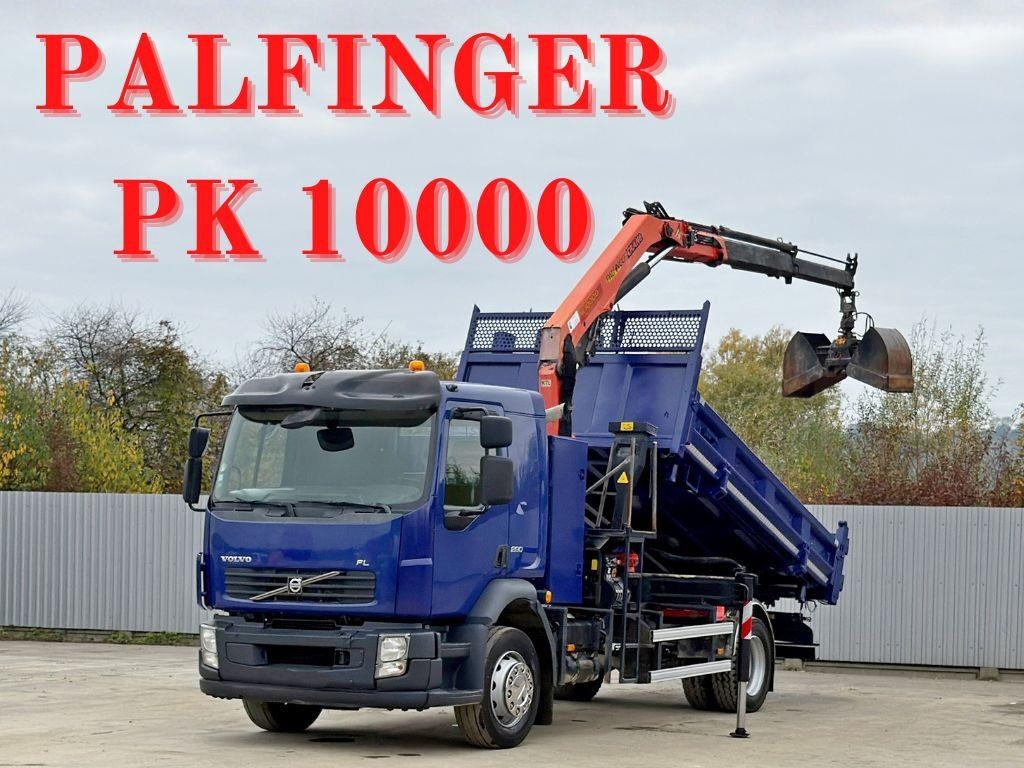 Volvo FL280 KIPPER 4,35m * PALFINGER PK 10000 + FUNK