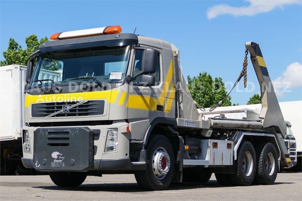 Volvo FM 400 6x4 Skip Loader Truck / Nencki Hooklift / R