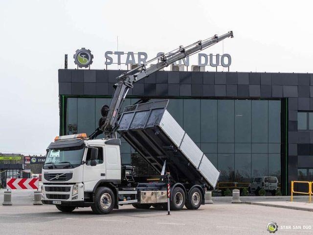 Volvo FM430 6x2 HIAB 166 E-5 HIPRO Crane Kipper