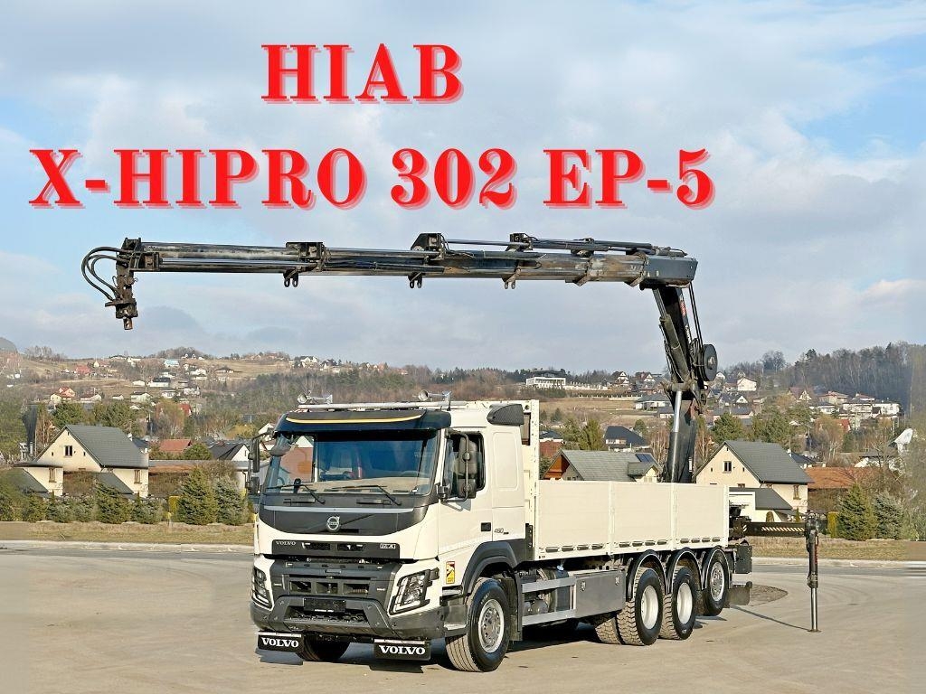 Volvo FMX 460 HIAB X - HIPRO 302 EP - 5 + FUNK/ 8x4