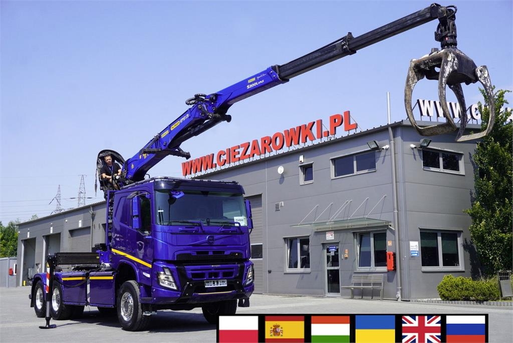 Volvo FMX 540 Forestal tractor / 6x6 / Palfinger Epsilon