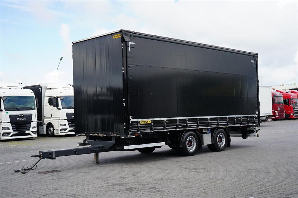 Remorque PLSC Wielton FIRANKA / TANDEM / 19 PALET / DŁ. 7.7 M — occasion