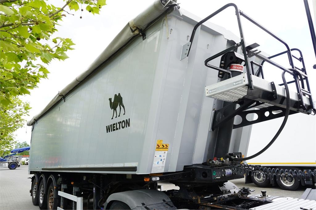 Wielton NW-3 tipper semi-trailer / 45 m3 / Flapdoor