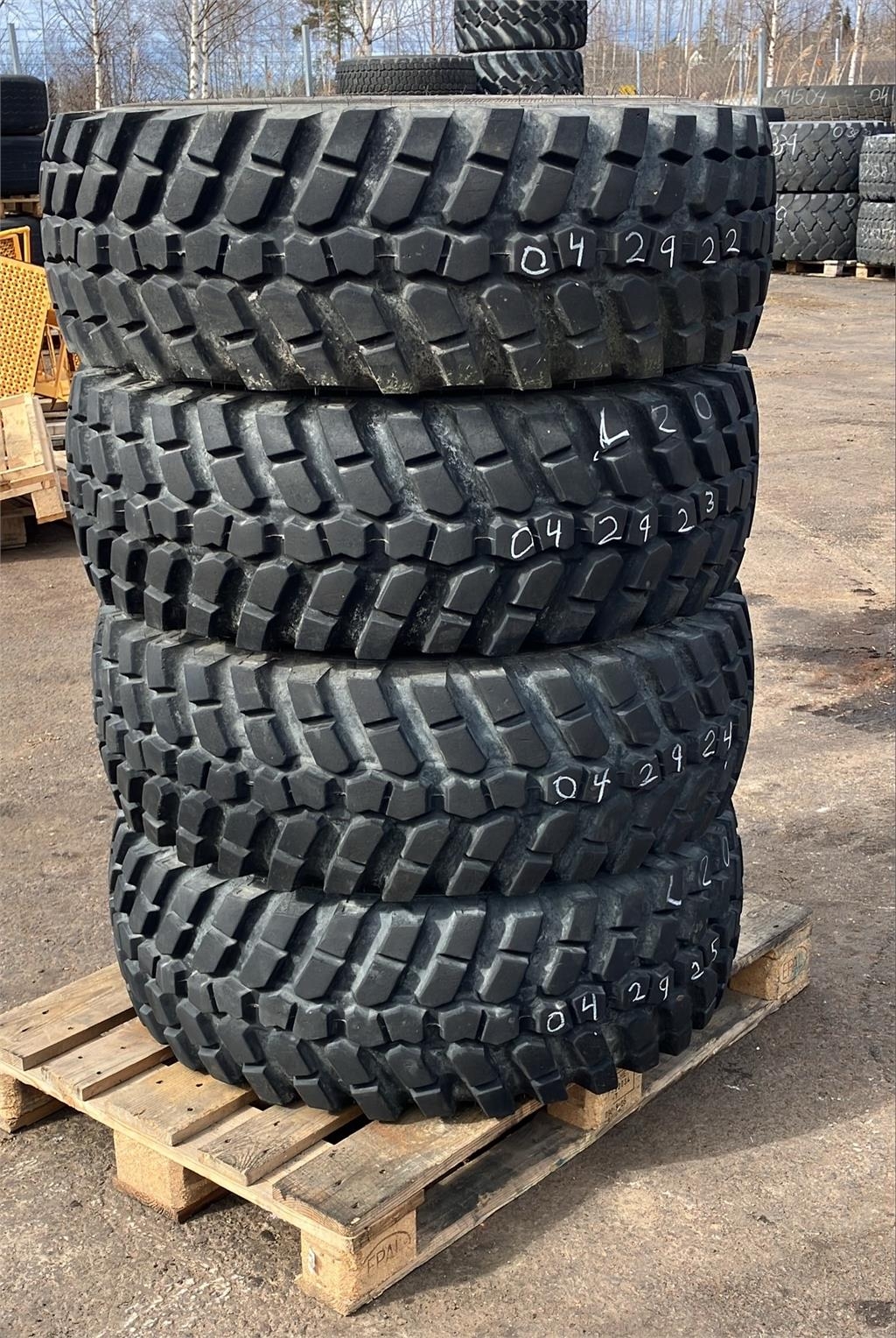 Volvo HJUL 340/80R18 (L20 Fälg ET50)