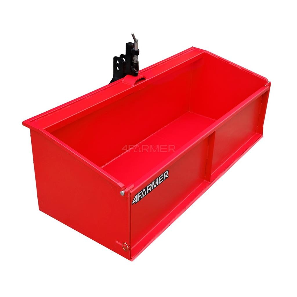 4Farmer Skrzynia transportowa Premium 150 cm z kiprem 4FAR