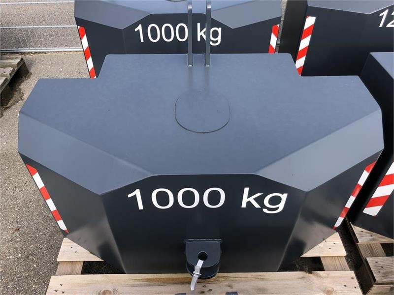 - - - 1000 kg vægtklods