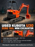 Mini-pelle Kubota U 30 — occasion 2025, 857 h