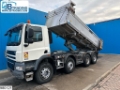 Camion benne DAF CF 410 8x4, EURO 5, ACC, Steel suspenion — occasion 2013