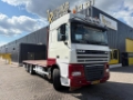 Camion plateau DAF XF 105,410 + euros 5 + 6x2 + full option — occasion 2007